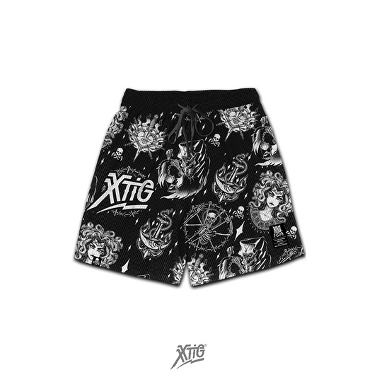 XTIG® ORIGINALS  - "ENIGMA | MESH SHORT" - Unisex | Men | Women (ABOVE THE KNEE)