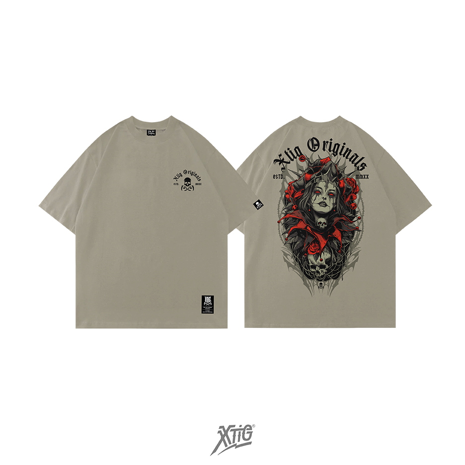 XTIG® ORIGINALS  - "LADY JESTER" (COLOR KHAKI)- Unisex | Men | Women (OVERSIZED)