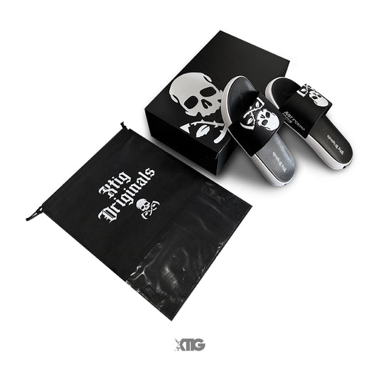 XTIG® ORIGINALS  - "SKULL BADGE  SLIDES" - Men